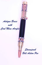 Load image into Gallery viewer, Steampunk Bolt Action Pen