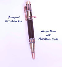 Load image into Gallery viewer, Steampunk Bolt Action Pen